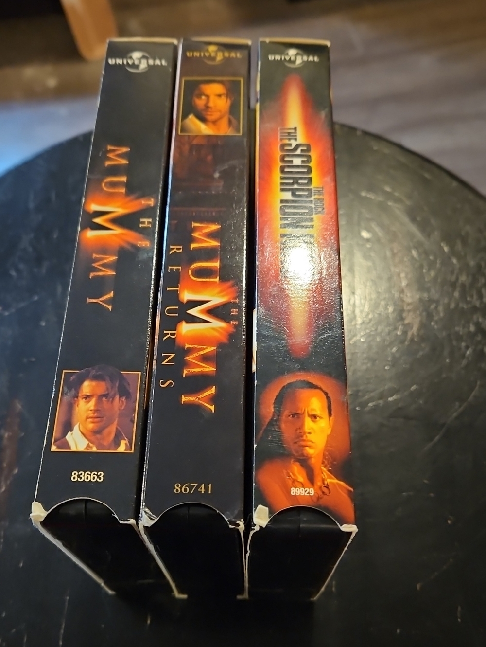 Universal The Mummy, The Mummy Returns, And Scorpian King VHS Cassette - Used